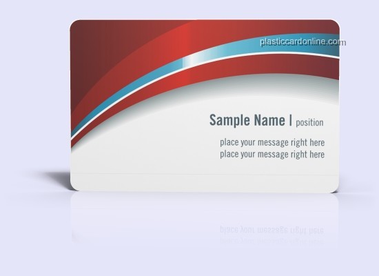 Plastic card template 089 - Plastic card